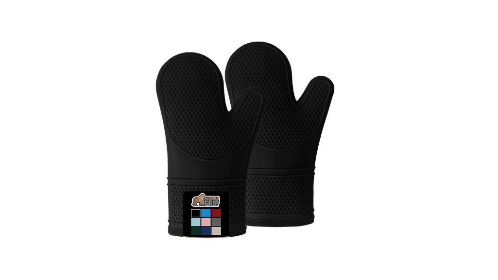 Gorilla Grip Heat and Slip Oven Mitts Set 